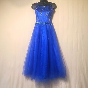 Tiffany Blue puffy Party Dress Size 10